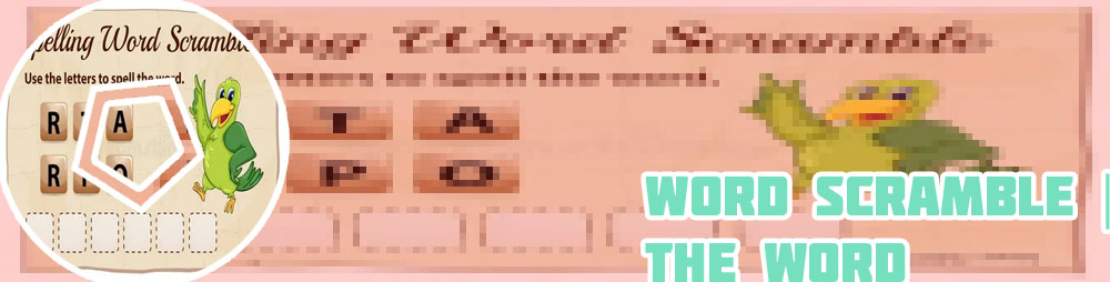 Word scramble game